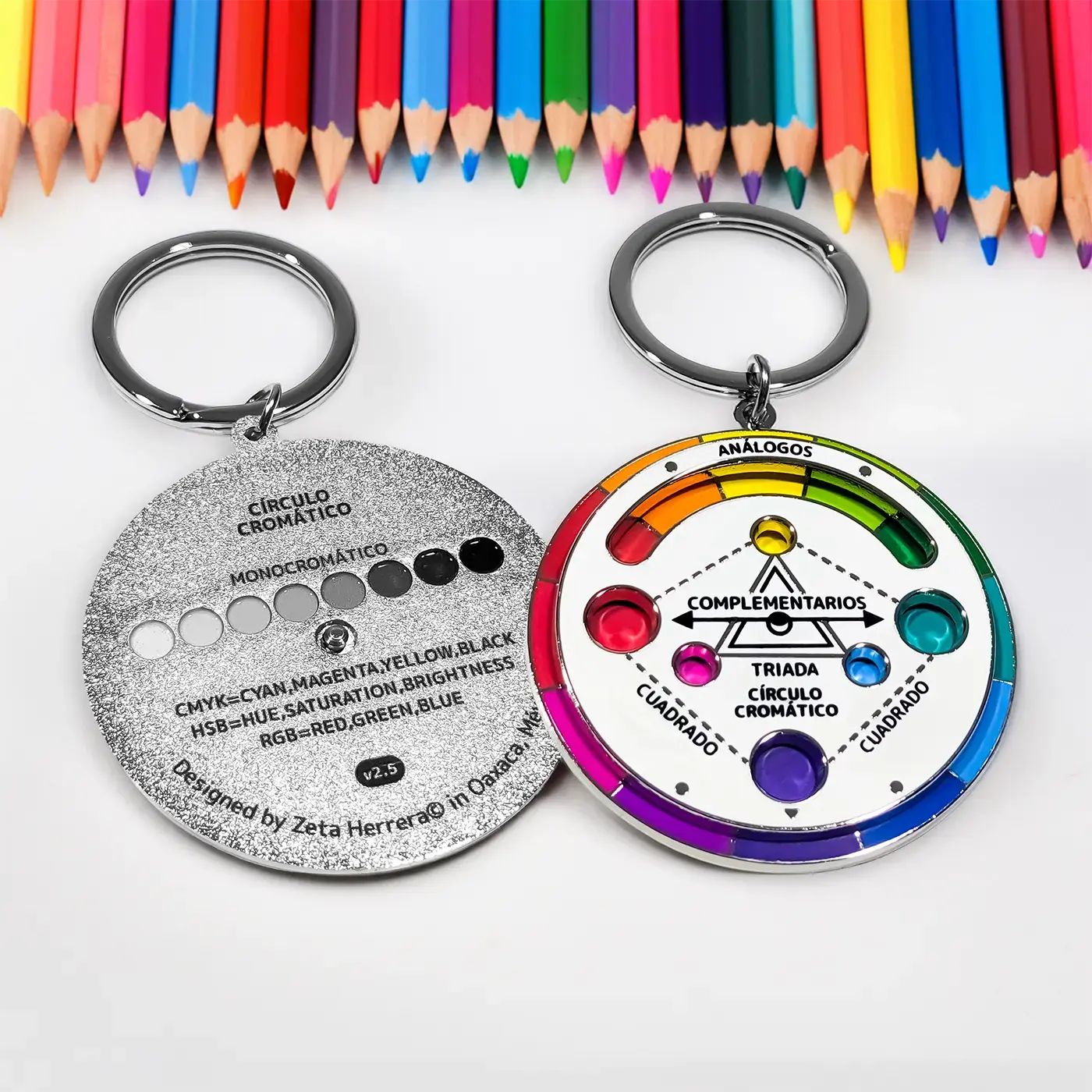 Llavero Círculo Cromático